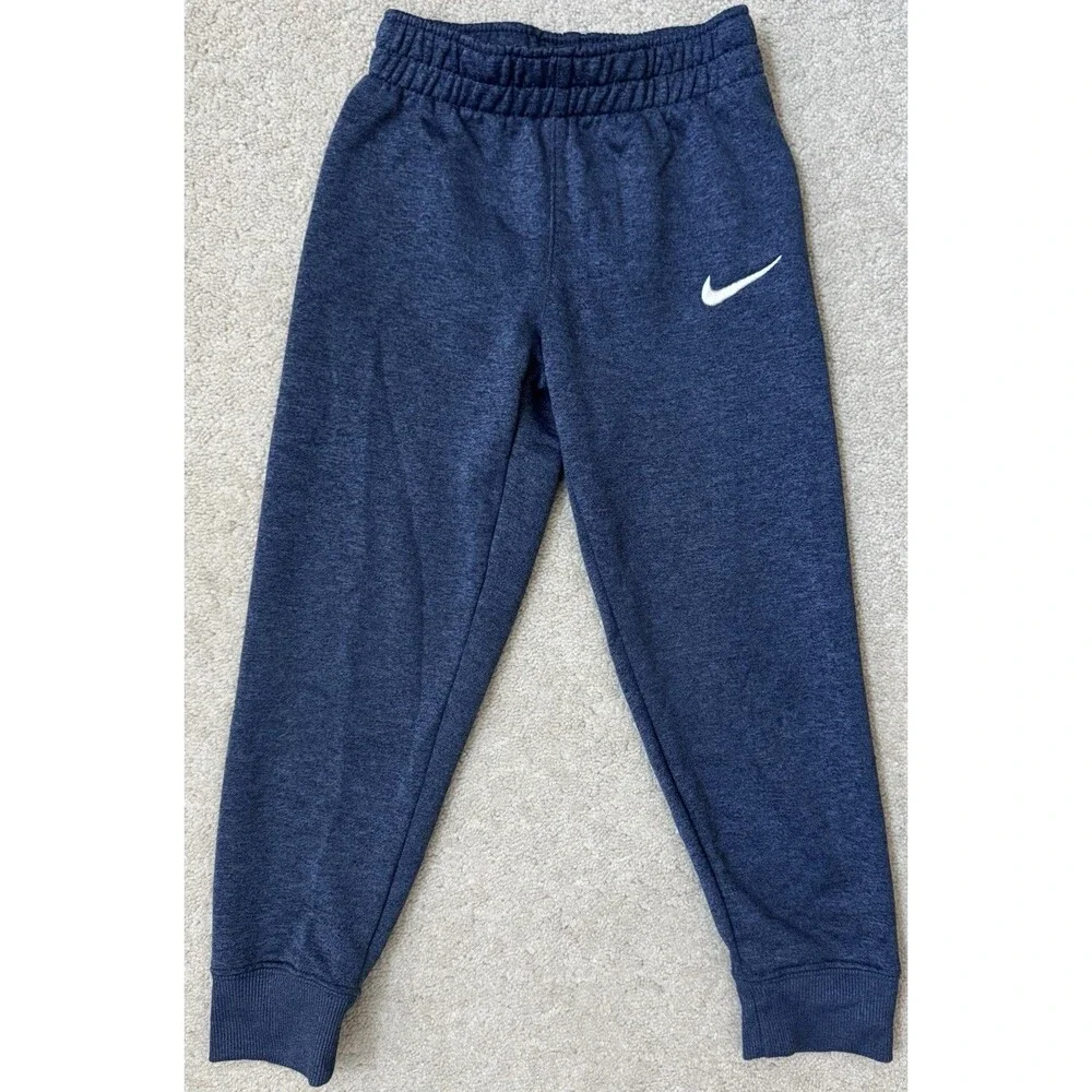 Nike Boy 5/6 Blue Logo Pull On Joggers